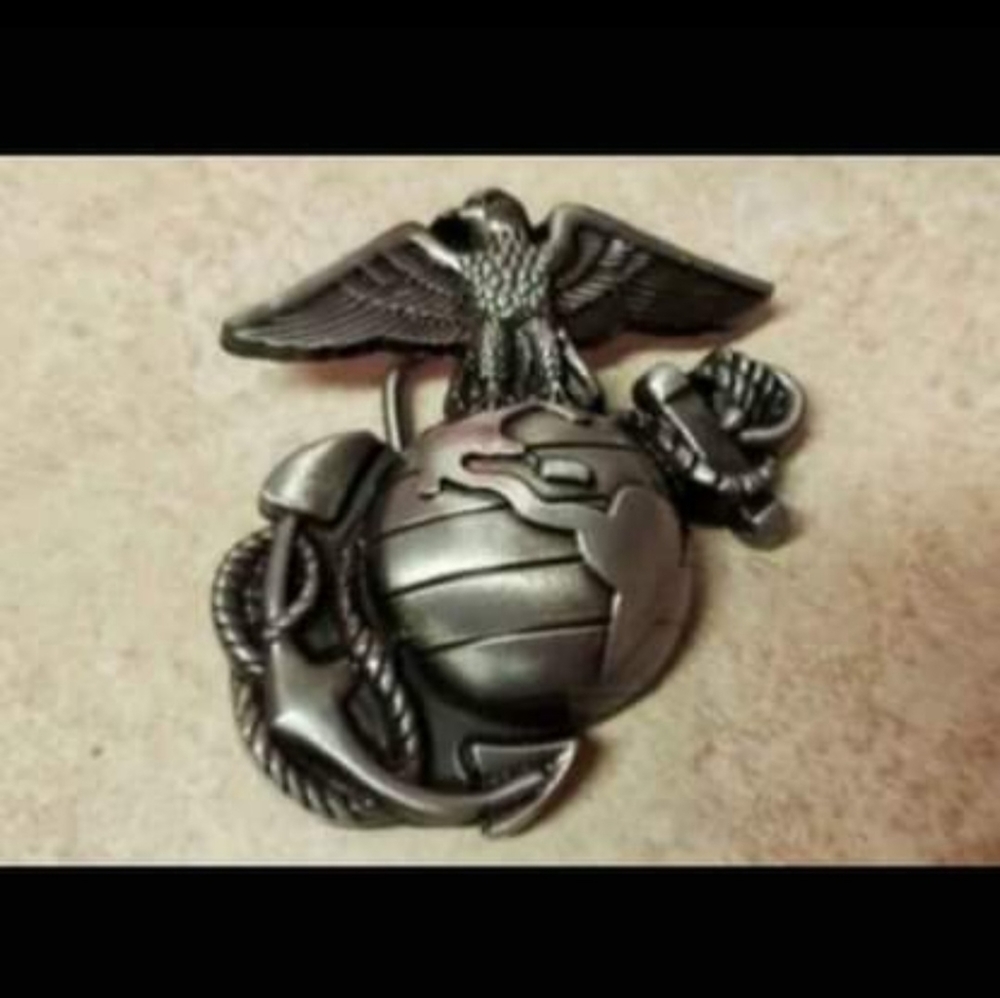 New pewter USMC Marine Corps belt buckle approximately 3".  Other styles availab